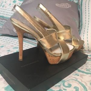 Gold  Nine West Sandals size 7